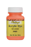 Fiebings Acrylic Dye 2oz - Orange -Leather Paint for Sneakers, Shoes, Belts, Jackets, and Other Leather Goods