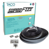 TACO Marine V11-9990BBK60-2 SuproFlex Rub Rail Kit - 60 x 2 x 29/32, Black
