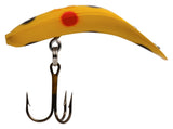 Yakima Bait Flatfish F5 High Action Plug, 1 3/4Inch, Yellow Red Black Spot