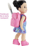 Barbie Careers Doll & Playset, Art Teacher Theme With Brunette Doll, 1 Toddler Doll, Color-Change Easel & Accessories