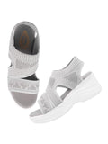 Shoetopia Women'S Sandal-5 Kids Uk (Milton-Grey)-Eu38,Grey,5,B0D2TVM4Q1