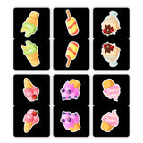 woopme Set of 6 Cup Ice Cream Magnetic Bookmark for Book Lovers Readers Students Gift Magnetic Page Clips Folding