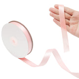 ORIKUKEET Light Pink Polyester Ribbon 5/8 Inch, 50 Yards, Single-Faced Shiny, Perfect for DIY Crafts, Wedding Decoration, Gift W