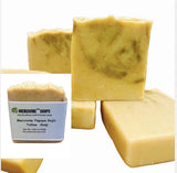 Mercivine Papaya Kojic Tallow Soap - 3 Bar Bundle, Handmade Cold Process Soap with Goat Milk, Honey & Oats, Gentle Cleansing, 4.