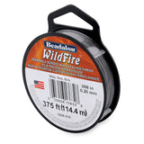 Beadalon Wildfire, .008 in, 0.20 mm, Break Strength 12 lb / 5.5 kg, Grey, 125 yd / 114 m