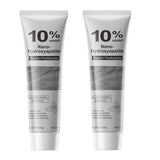 2Pcs 10% Nano Hydroxyapatite Toothpaste, New Upgraded Formula, Strengthens Enamel,Fluoride-Free Toothpaste, Gentle on Sensitive