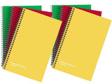1Intheoffice 1Subject Wirebound Notebook, College Ruled, 80 Sheets, Spiral Notebook 5X7, 7 3/4 X 5, 6/Pk (6)