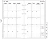 newestor 2025 Monthly Planner Refill 3-3/4 x 6-3/4, 13 Months from December 2024 to December 2025, Compact/Personal/Portable Size