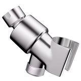 Shower Head Holder for Hand Held Showerheads, Adjustable Shower Arm Mount with Swivel Ball Joint, Premium ABS Bracket, Connect S