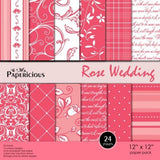 Papericious Scrapbook & Craft Paper Rose Wedding (12 by 12 Paper)