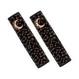 Forchrinse Floral Moon Constellation Star Auto Seat Belt Cover Seatbelt Shoulder Pad for a More Comfortable Driving,Compatible w