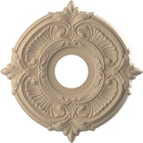Ekena Millwork 13OD x 3 1/2ID x 3/4P Attica Thermoformed PVC Ceiling Medallion (Fits Canopies up to 5), UltraCover Satin Smokey