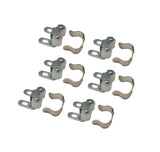 QCAA Friction Roller Catch for RV and Mobil Home, Satin Nickel, Made in Taiwan, 6 Pack
