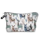 Deanfun Small Makeup Case - Cute and Waterproof Cosmetic Bag for Women(Cactus Camel D5-51444)