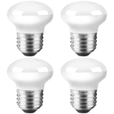 Haian Support China Cabinet Light Bulbs, 4W(25W) Short Light Bulbs, R14 E26 Curio Cabinet Light Bulb, 5000K Daylight White, Dimm