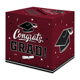 Gatherfun Graduation Party Favors Gift Decor Card Box Supplies Maroon