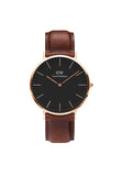 Daniel Wellington Classic Analog Black Dial Men'S Watch - Dw00100124