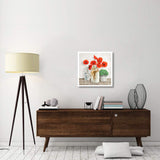 Floral Composition With Mason Jars Ii-Paper Art-26,,X26,,