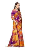 Dhruvi Trendz Cotton Silk Women Saree (Dt-S2105-1_Purple)