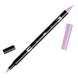 Tombow 56575 Dual Brush Pen Art Marker, 673 Orchid, 1 Pack. Blendable, Brush & Fine Tip Marker
