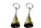 Bell Keychain Key ring Gift for Women Men Car Bike Bags backpack pack of 2