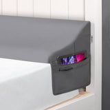 Vekkia Queen Bed Wedge Pillow for Headboard/Bed Gap Filler/Headboard Pillow,Pillow Wedge for Headboard Gap(0-6),Bed Gap Pillow,S