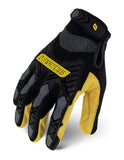 Ironclad Goatskin Leather Work Gloves, Medium, Gold