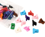 40 PCS Letter Beads 3D Acrylic 21mm x 14mm Y Loose for Jewelry Making Bracelet Necklaces Keychain Phone Bag Chain Key Chains(Mix