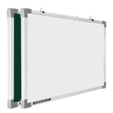 Aurum display? Classic Light Weight Aluminium 2in1 whiteboard and Chalkboard (1 x 1 Feet) for Office, Home & School (Pack of 1)