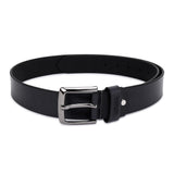Cantabil Solid Leather Men Black Belt L Formal & Casual Belt For Men (Mbec00048_Black_38)