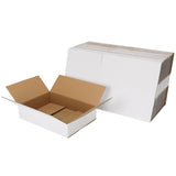 CRUGLA 9x6.5x2 White Shipping Boxes Set of 40, White Corrugated Cardboard Boxes for Small Business Shipping Mailing Packing