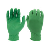 SHOWA 6110PF Biodegradable Nitrile PowderFree Disposable Safety Glove, Food Safe, 4 mil Thick, 9.5 Length, Large (1 Box of 100