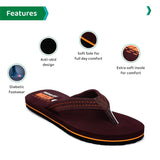 Ortho Joy Doctor Orthopedic Ladies Slippers/Mcr Chappals For Women,Maroon,7,B09PVDTT13