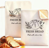 Sourdough bread Bags for Homemade Bread-2 Pack XL Reusable Beeswax Bread Bags for Homemade Bread Freezer & Refrigerator 17 13 N