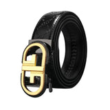 Luminex Commerce MenS Belt Leather Ratchet Belt For Men Dress Casual Every Day With Adjustable Buckle, Trim To Fit(35Mm)