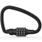 Large Carabiner Clip Combination Lock, Locking Carabiner Heavy Duty Gate Locks for Outdoor Fence, Hammock & Swing Hook, Bag, Hel