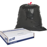Genuine Joe 01230 Trash Can Liners 30 Gal. 1.05 mil 30Inch x32Inch 42/BX BK