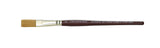 Grumbacher Goldenedge Golden Toray Stroke Watercolor Brush, Synthetic Bristles, Size 1/2 (4621.050)