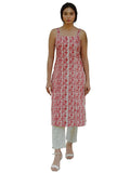 Anni Designer Women'S Rayon Blend Straight Printed Kurta (Kmg Red_Xl_Red_X-Large),Red,XL