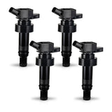 ENA Set of 4 Ignition Coil Packs L4 1.6L 2012 2013 2014 2015 2016 2017 Compatible with Kia Rio Soul Hyundai Accent Veloster 1.6