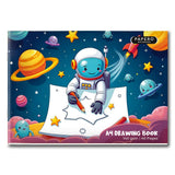 PaperO A4 Drawing Book for Kids 40 Natural Shade Blank Pages | 29.7 x 21 cm | Plain Sketch Book for Students, Artists & Childr