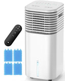 FANCOLE Windowless Portable Air Conditioners with 4Modes & 3Speeds, 15H Timer for Smart Auto-off, 2Gal Tank for 20H Cooling, Eva