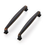 Ravinte Solid 5 Inch Cabinet Handles - Oil Rubbed Bronze Pulls, Drawer Pulls and Cupboard Handles