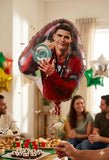 Atpata Funky Football Theme Foil Balloon | Sports Style Party Decoration Balloon | Helium & Air Fill Metallic Balloon for Kids B