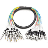 Seismic Audio - SAXT-16x5F - 16 Channel 5' XLR Female to 1/4 TRS Snake Cable