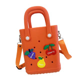 Calandis Beach Hole Bag Simple Versatile Handbag For Women For Summer Shopping Travel Orange | Womens Handbags & Bags