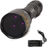 BellaaMm 365 nm UV Light Blacklight Flashlights Powerful 365nm UV Flashlight with 3 LED Professional Black Light Flashlight for