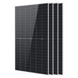 SUNGOLDPOWER 590W Bifacial Solar Panel 4PCS,N-Type 16BB,High Efficiecy Up to 30% Extra Power,Vmp 44.4V/PCS,for 24V/48Vdc Home Ba