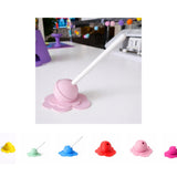 Azoth Melting Lollipop Pencil Holder Compatible with Apple Pencil Cute Drip Design Desk Stand with NonSlip Base (Blue)