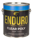 General Finishes Enduro Water Based Clear Poly, 1 Gallon, Flat